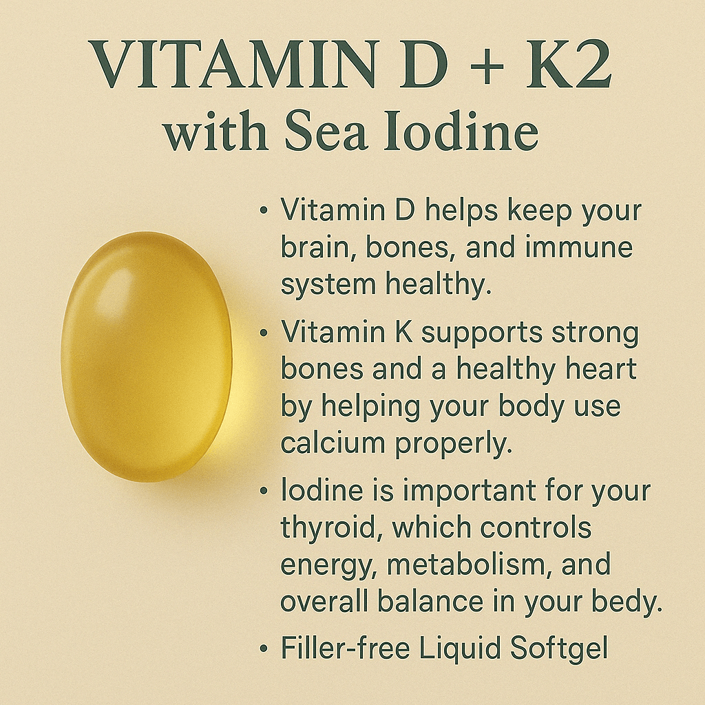 Vitamin D + K2 Essential Vitamins for Women